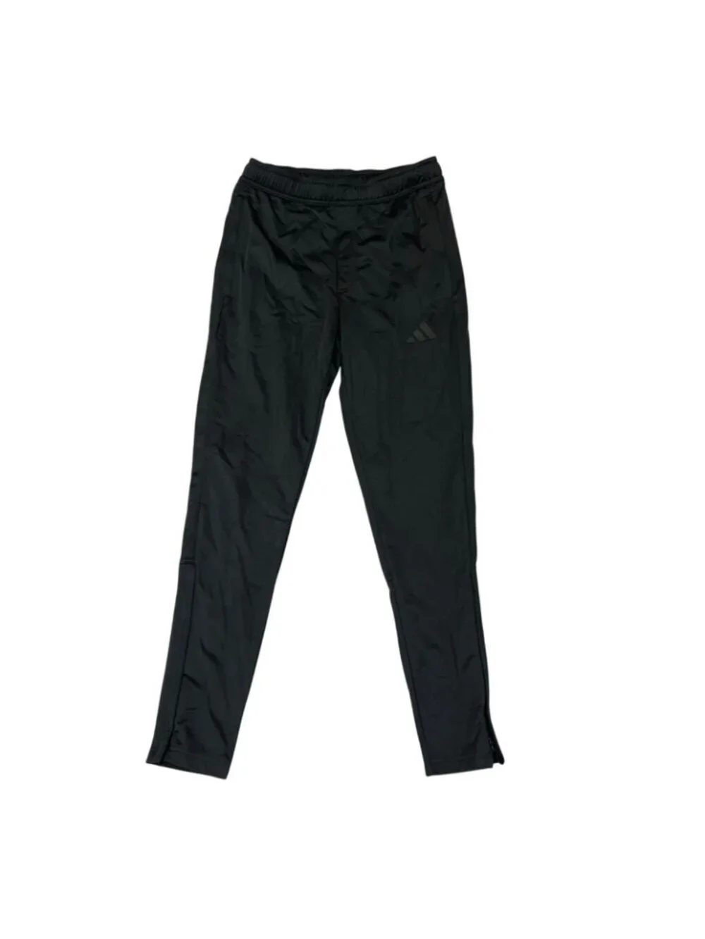 NWOT Adidas Tricot Men's S Black Track Pants Ankle Zip